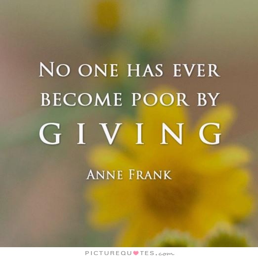 Generosity Quotes and Sayings with Pictures Ann Portal