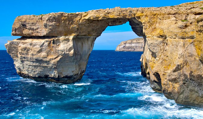 azure window at a beach in malta, photo by Berit Watkin (flickr: @ben124)