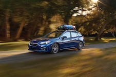 2017 Subaru Impreza 20i Sport 5 Door front three quarter with cargo box
