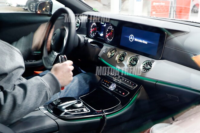 Mercedes Benz CLS prototype interior