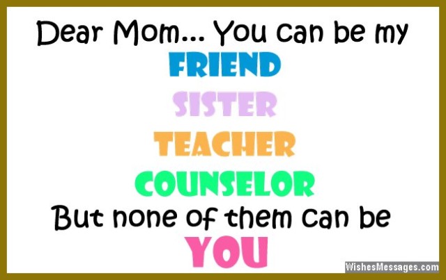 Beautiful quote for mom