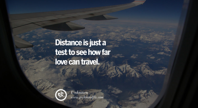 quotes about love Distance is just a test to see how far love can travel. - Unknown instagram pinterest facebook twitter tumblr quotes life funny best inspirational