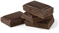 Four Pieces of Dark Chocolate
