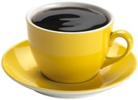 Coffee in a Yellow Cup