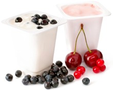 Two Pots of Yogurt and Some Berries