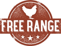 Retro Free Range Icon