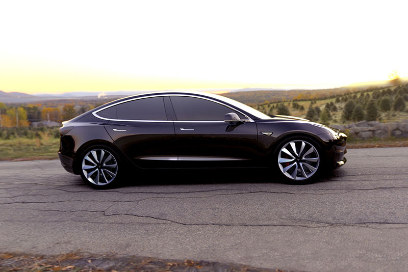 The first deliveries of Tesla's new Model 3 are expected to take place this year. (Photo: Tesla)