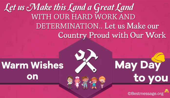 May Day wishes greeting cards International Workers Day messages Images