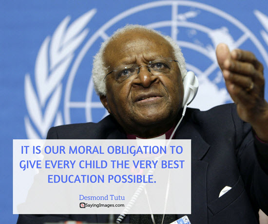 desmond tutu education quotes