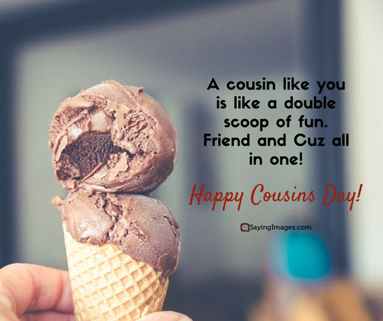 funny cousin day quotes